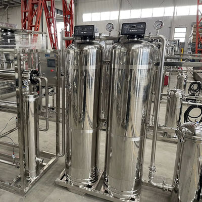1.5TPH 235kg 2xSS304 Tanks Reverse Osmosis Water Plant For Hotel