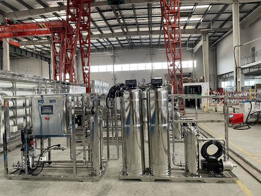 1.5TPH 235kg 2xSS304 Tanks Reverse Osmosis Water Plant For Hotel