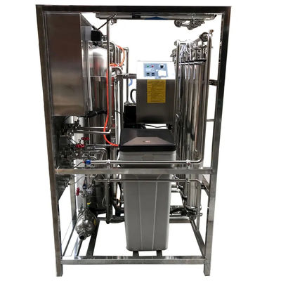 Easy Operate 1.5TPH 3xSS304 Tanks Brackish Water Reverse Osmosis Water Plant