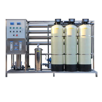 2TPH 3xFRP Tanks Reverse Osmosis Water Plant For Food &amp; Beverage Factory