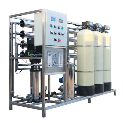 2TPH 3xFRP Tanks Reverse Osmosis Water Plant For Food &amp; Beverage Factory