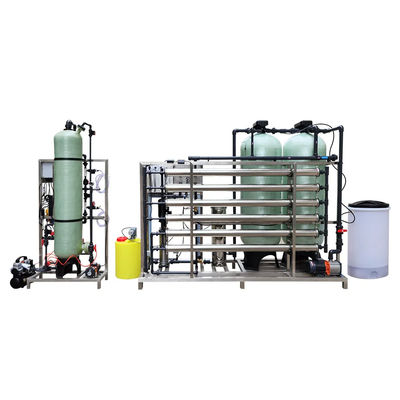 3TPH 5.5kW-380-415V FRP Tanks Brackish Water Reverse Osmosis Water Plant