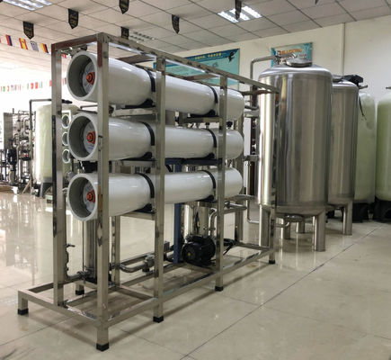 3000L/H SS304 Tanks Reverse Osmosis Water Treatment For Industrial
