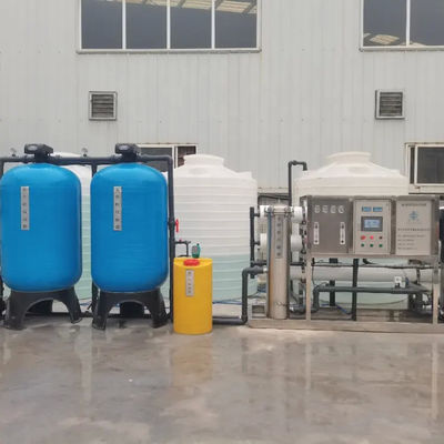 4TPH FRP Tanks Brackish Water Reverse Osmosis Water Plant For Bore Well
