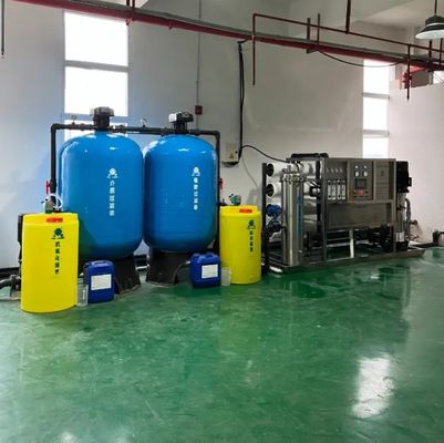 4TPH FRP Tanks Brackish Water Reverse Osmosis Water Plant For Bore Well