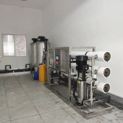 4TPH 415V SS304 Tanks Brackish Water Reverse Osmosis Water Plant