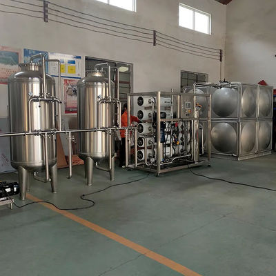5TPH SS304 Tanks RO Purification System For Industrial Process Water