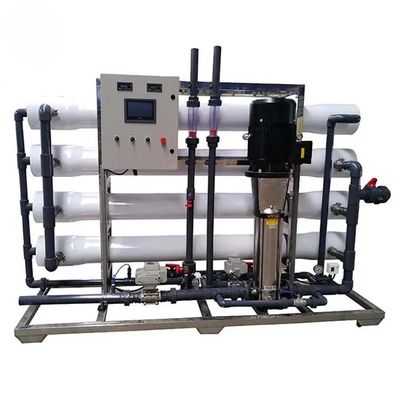6TPH 7.9kW FRP Tanks Brackish Water Reverse Osmosis Water Plant