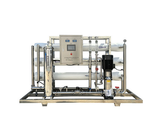 8TPH SS304 Tanks Industrial Reverse Osmosis Pure Water Machine