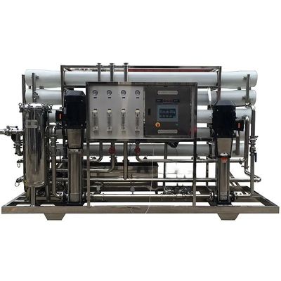 Customizable 10T/H TWO STAGE RO Purified Water System For Water Filtration