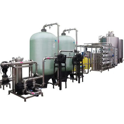 10TPH FRP Tanks Reverse Osmosis Water Plant For Sea Water Desalination
