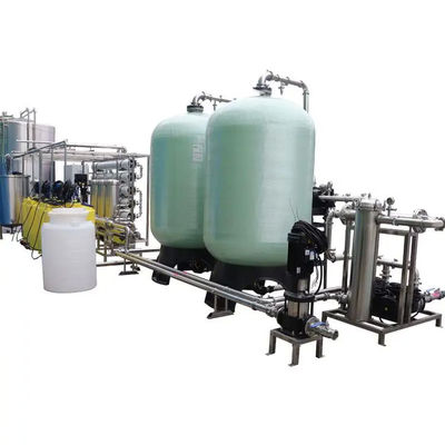 10TPH FRP Tanks Reverse Osmosis Water Plant For Sea Water Desalination
