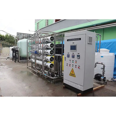 10TPH FRP Tanks Reverse Osmosis Water Plant For Sea Water Desalination
