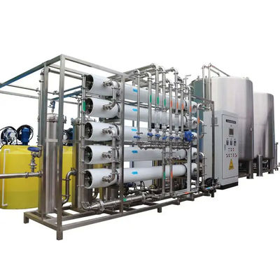 10TPH FRP Tanks Reverse Osmosis Water Plant For Sea Water Desalination