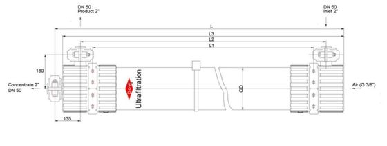 ​DOW™ UF SFP-2880 PVDF UF Module High Flux Low Energy For Industrial Process Water
