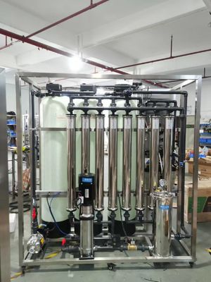 PRO-SD8080/20 2TPH Brackish Water Reverse Osmosis Plant SS304 Skid 3.0kW Rapid Installation UPVC Pipe Core Material