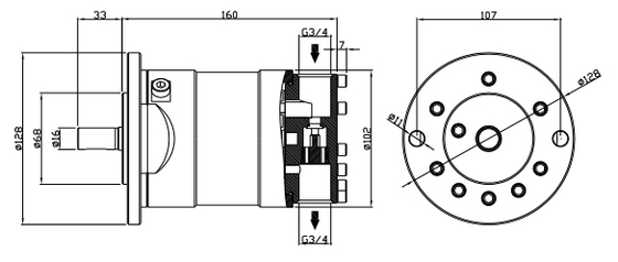 DHP 2.1 Axial Piston Pump 7.8kg Compact High-Pressure Water Treatment Consumables for Small-Medium Desalination