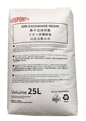DuPont AmberLite HPR550 OH Strong Base Anionic Resin with 590 ± 50 μm Particle Diameter ≤ 1.10 Uniformity Coefficient and ≥ 95% Proportion > 200 g/bead