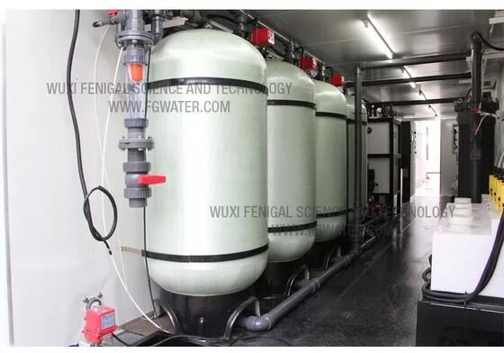 100 M³/day 70% Recovery Rate Brackish Water Reverse Osmosis System in 20ft Container