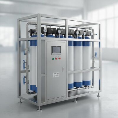 Industrial Reverse Osmosis Water Treatment System 20000 GPD SS316L Frame Automatic TDS Control 380V 50Hz