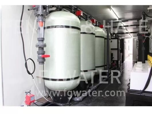 2000 m³/day Containerized BWRO System with 70% Recovery Rate and 1.05 kWh/m³ Energy Consumption