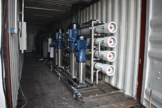 100TPD Containerized Reverse Osmosis System in 20ft ISO Container for Emergency Relief Water Treatment