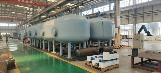 Industrial Multi Media Filter Vessel with High Flow Capacity and Customized Design for Water Purification