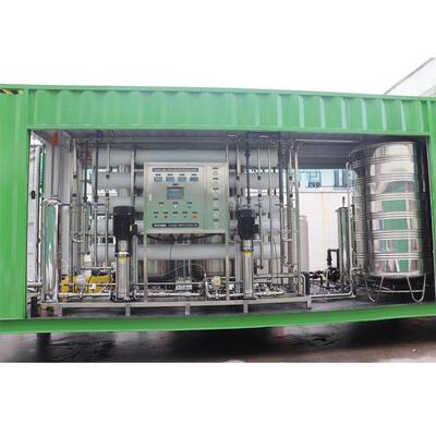 500 m³/day Containerized BWRO System with 70% Recovery Rate and 1.04 kWh/m³ Energy Consumption