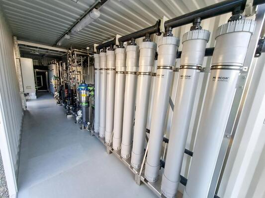 200 m³/day Integrated UF RO Containerized Water Treatment System with 70% Recovery Rate in 40ft Container