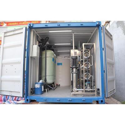 500 m³/day High-Efficiency Containerized BWRO Desalination Plant with Energy Recovery System