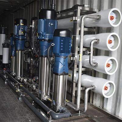 500 m³/day High-Efficiency Containerized BWRO Desalination Plant with Energy Recovery System
