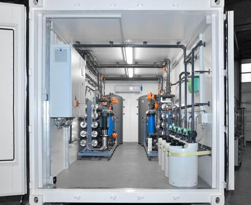 500 m³/day High-Efficiency Containerized BWRO Desalination Plant with Energy Recovery System