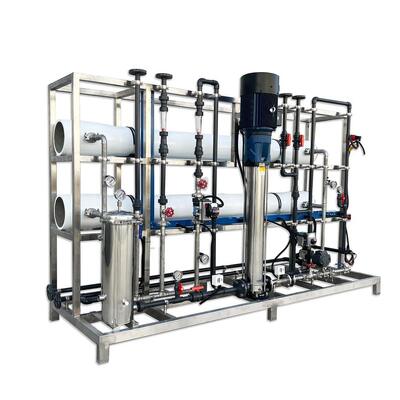 4TPH Industrial Brackish Water Reverse Osmosis Plant with SS304 Pretreatment Tanks and 5.5kW Power