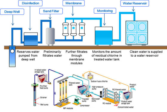 0.25TPD Purified Water Treatment System