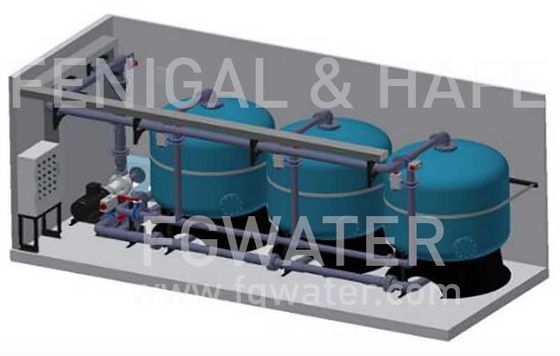 Electronic 20' Containerized Water Treatment Plant