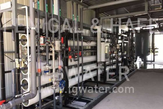 40' Containerized Water Treatment Plant , 1000TPD Containerized Reverse Osmosis Plant