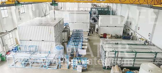 Mobile 750m3/H Containerized Water Treatment Plant