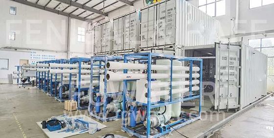 Reverse Osmosis 100m3/H Mobile Water Treatment Plant