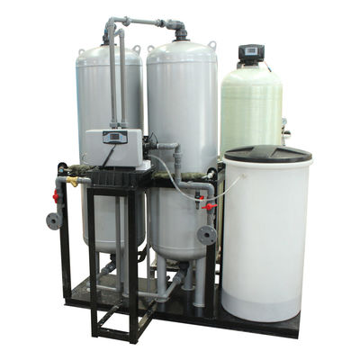 6000L/H Ion Exchange Water Purification System Dual Tank