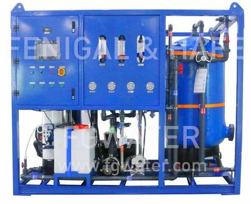 3000GPD Seawater Reverse Osmosis Desalination Plant