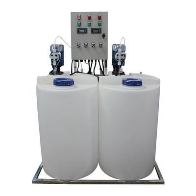500L PE Tank Automatic Chemical Dosing Unit With Mixer Dosing Pump