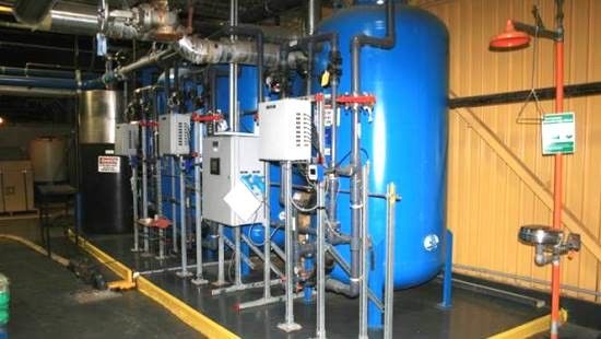 1000TPD Purified Water Treatment System , Food And Beverage Water Treatment