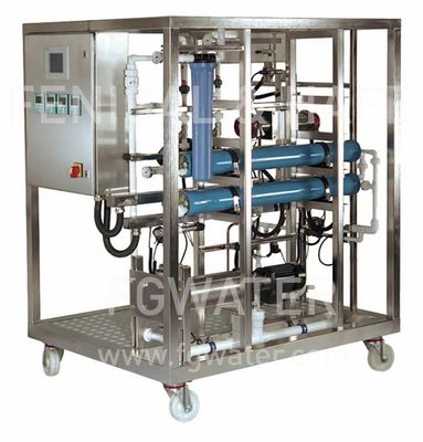 Hotel 260000GPD Purified Water Treatment System With Reverse Osmosis