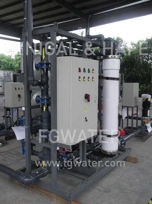 Water Purifiier Ultrafiltration Membrane System With Carbon Filter 320TPD