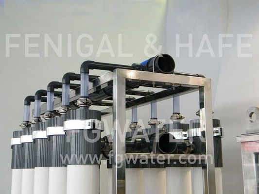 40TPH Ultrafiltration Water Treatment System , UF RO Plant Skid Mount