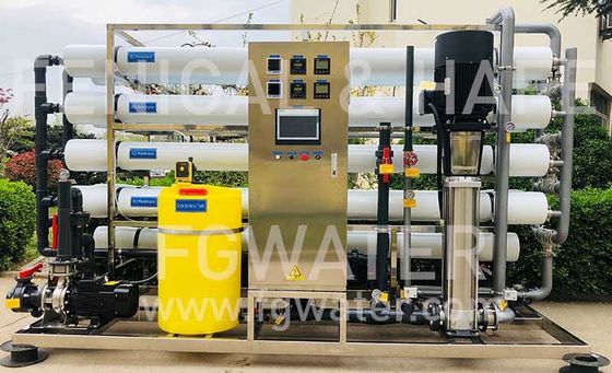 3000LPH 460V BWRO System , Stainless Steel Reverse Osmosis System