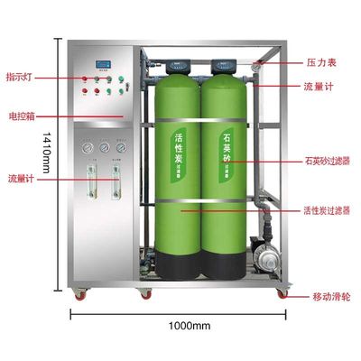 Double Pass 8TPH Industrial Reverse Osmosis Machine Automatic