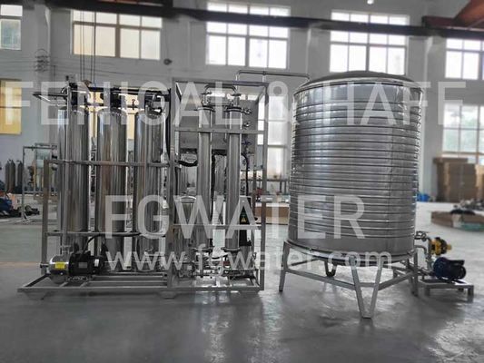 Hotel Membranes 6000gpd Reverse Osmosis Water Treatment Plant