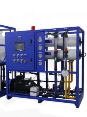 50 Ton Per Day Cat Pump 400v Seawater Desalination Plant