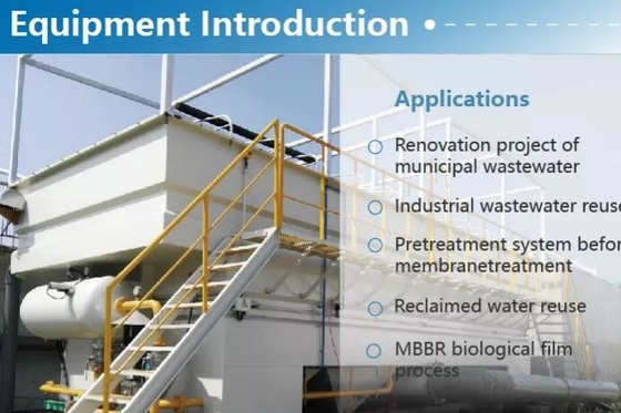 Wastewater Purification System Sewage Treatment Company New Dissolved Air Flotation Units